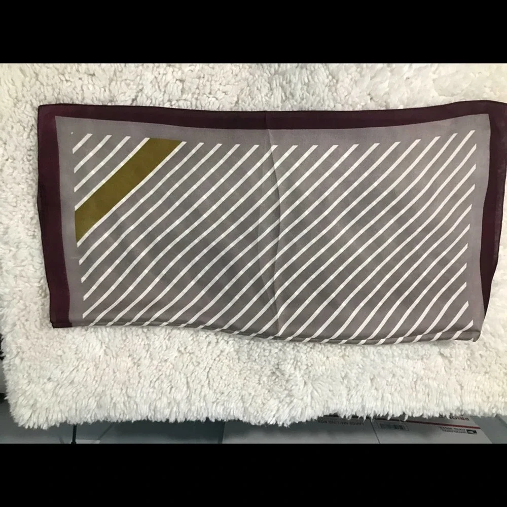 Mauve and Mustard scarf